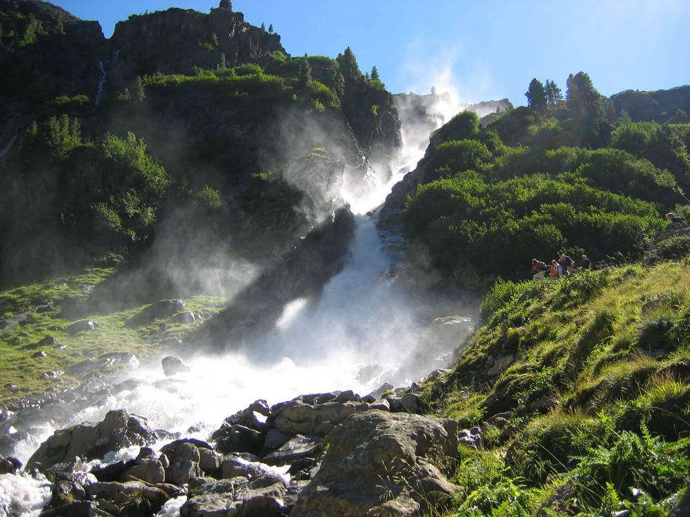 Wasserfall Sulzenaualm Stubaital