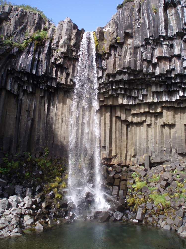 Wasserfall Svartifoss