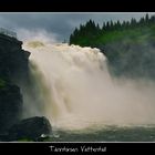 Wasserfall Tännforsen in Schweden