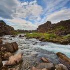 Wasserfall, Thingvellir, Island