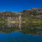 Wasserfall und See