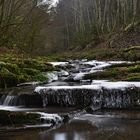 Wasserfall und Wasserhang