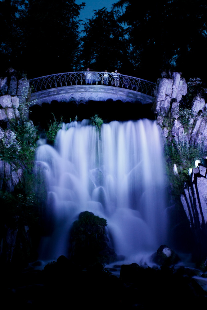 Wasserfall unter der Teufelsbrücke