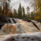 Wasserfall von Danska in Schweden