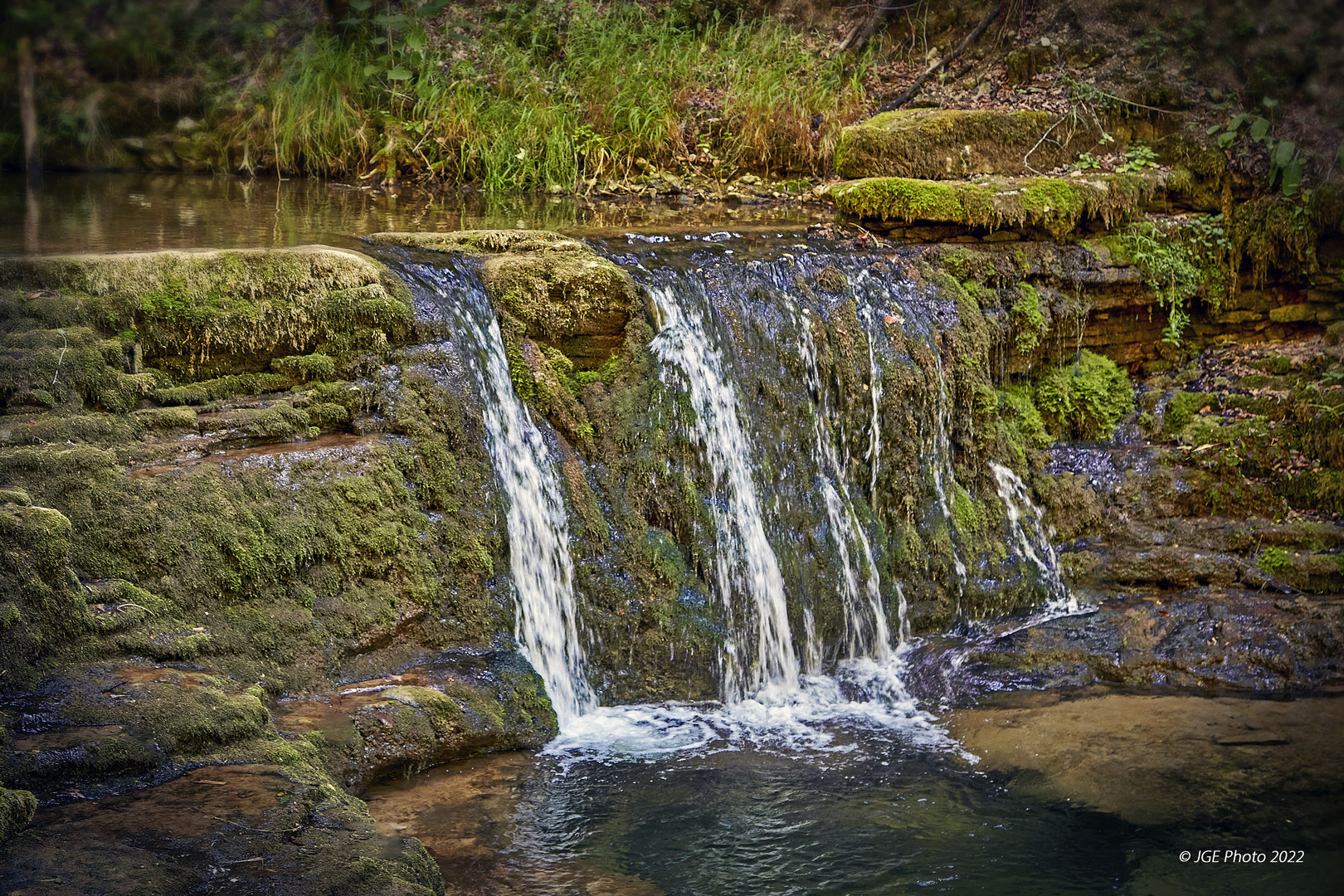 Wasserfall von der Gaugach kurz vor der Burgmühle