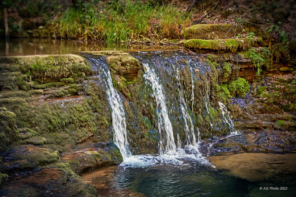 Wasserfall von der Gaugach kurz vor der Burgmühle