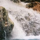 Wasserfall von heißen Quellen