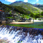 Wasserfall von Loriga in der Serra da Estrela