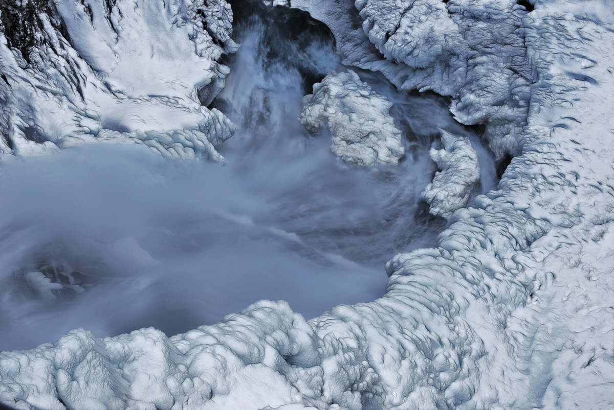 wasserfall von oben