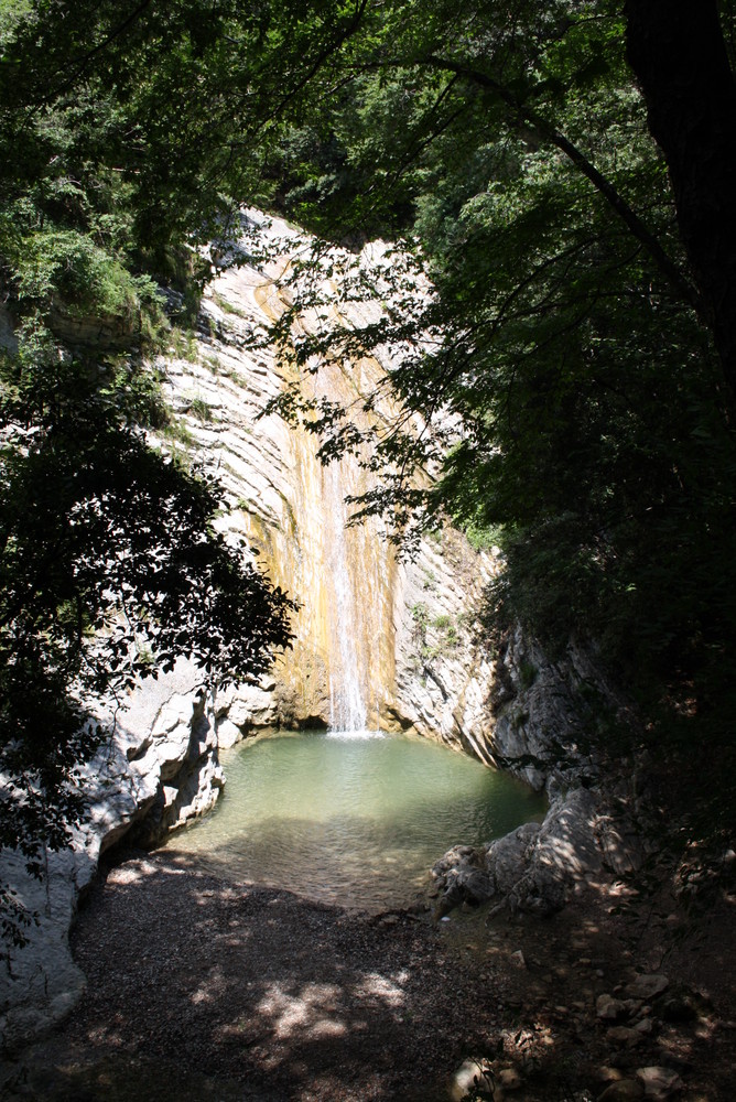 Wasserfall von Piovere di Garda