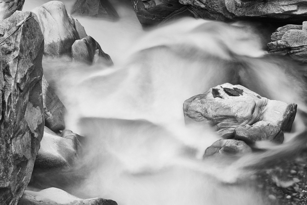 Wasserfall "weichgespült"