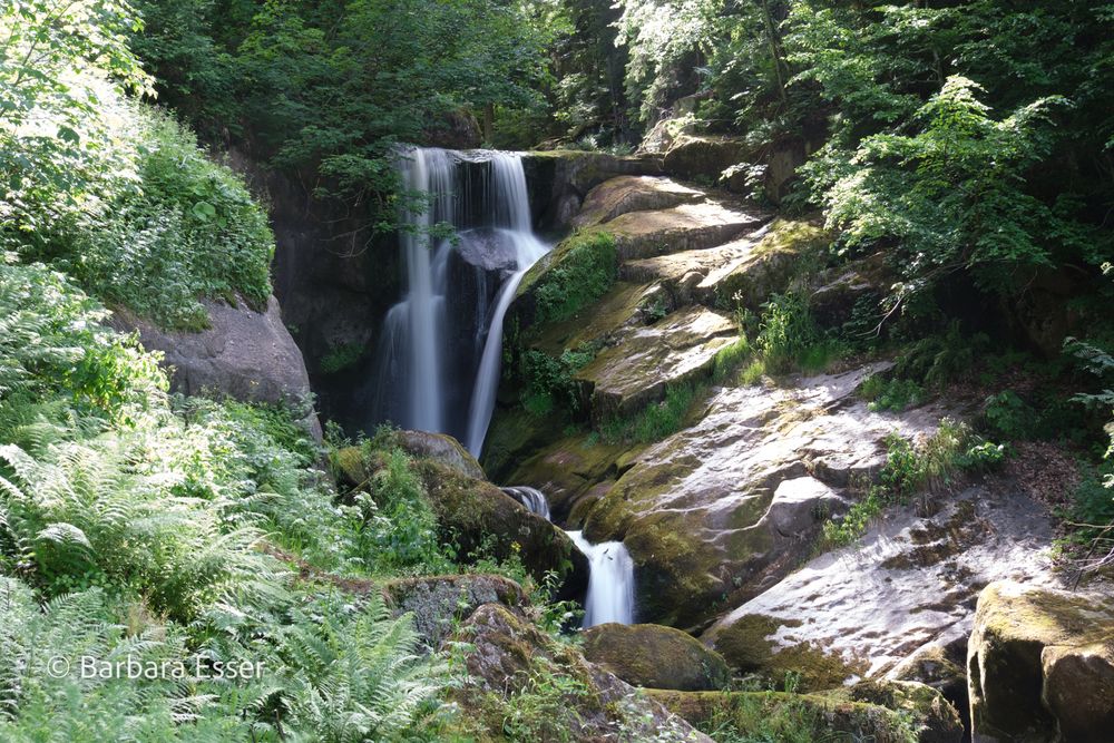 Wasserfall weichgezeichnet