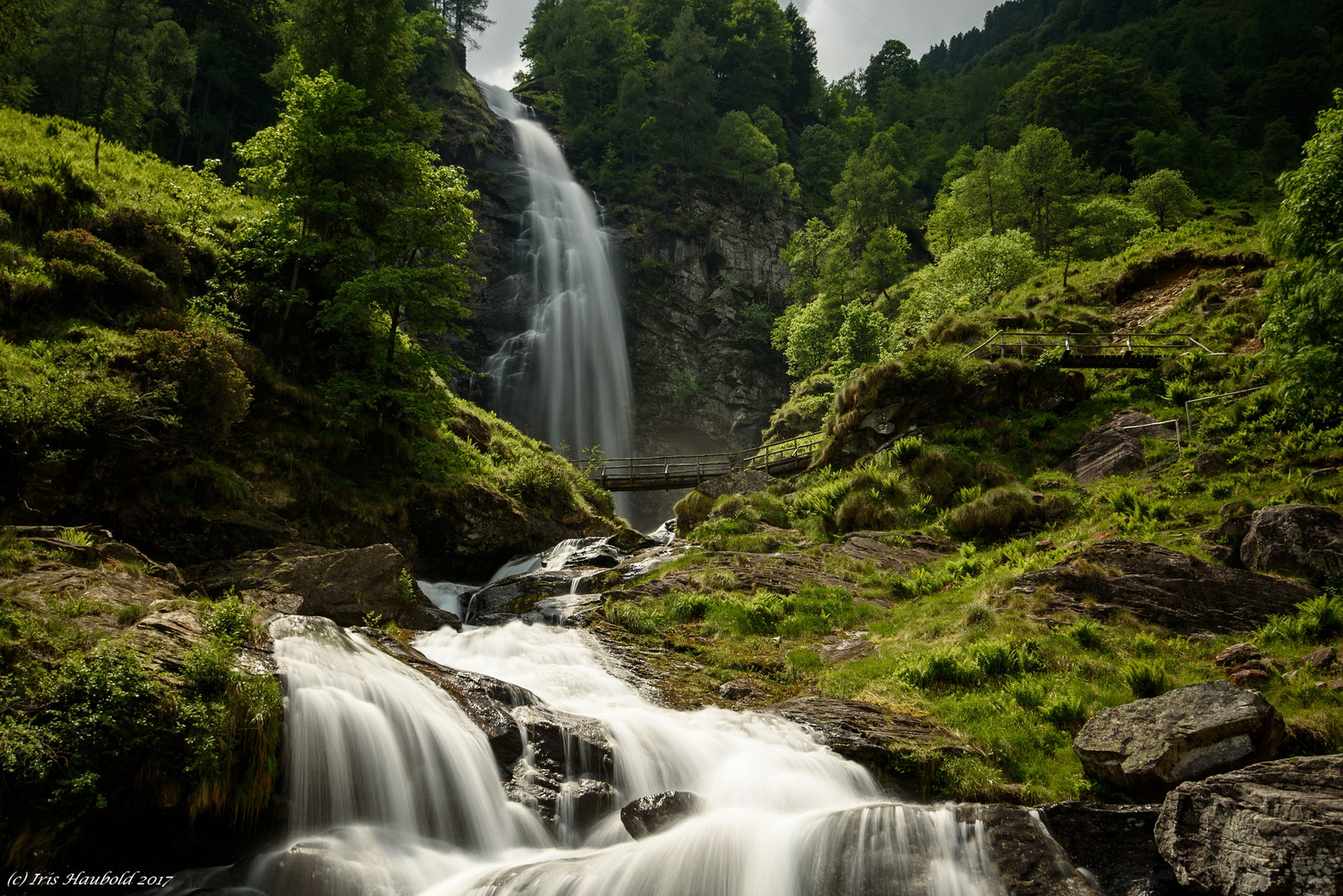 Wasserfalll La Froda bei Sonogno