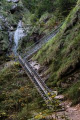 Wasserfallsteig zur Alpspitze bei Nesselwang im Allgäu