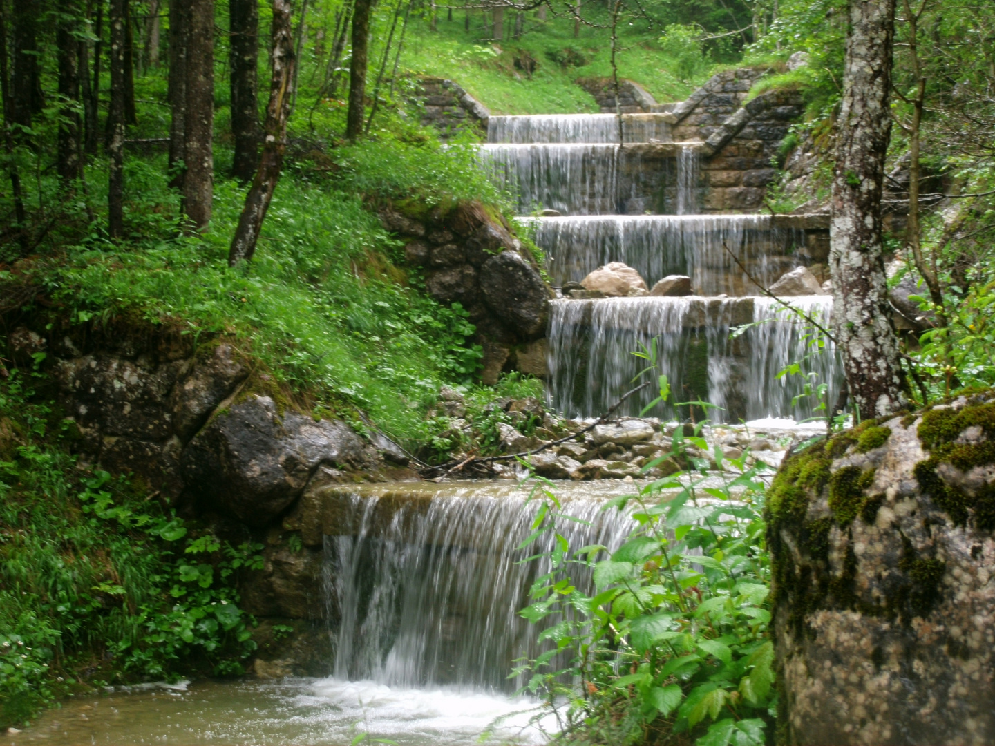 Wasserfalltreppe