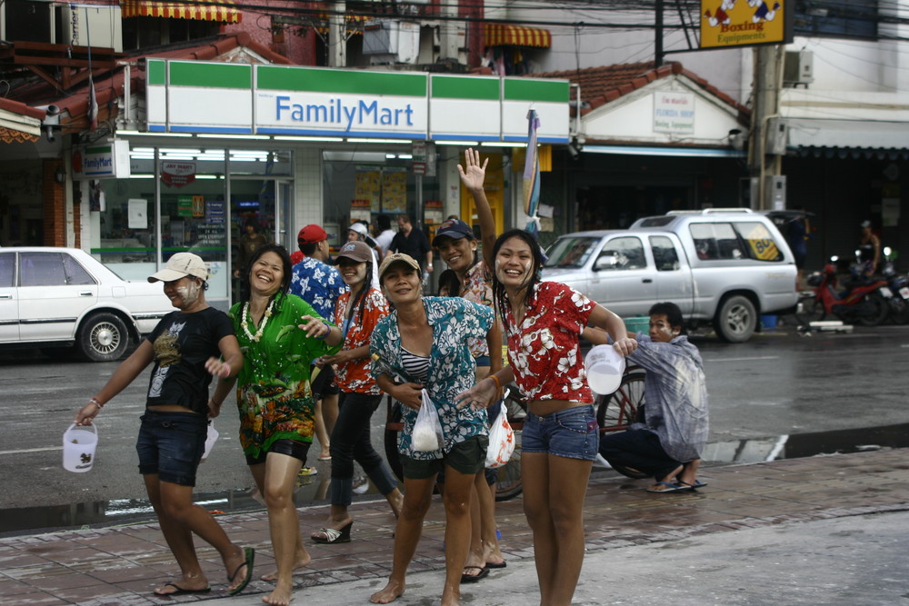 Wasserfest in Thailand