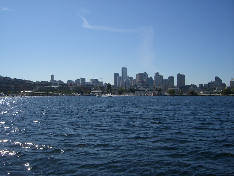 Wasserflugzeug auf dem Lake Union