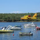 Wasserflugzeug in der Bucht