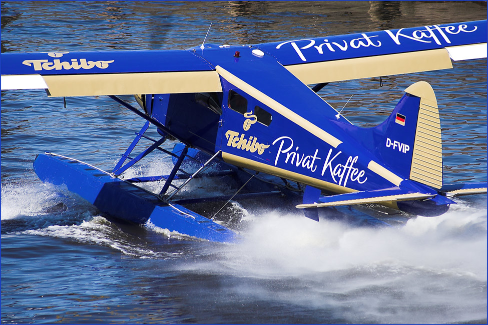 Wasserflugzeug in Hamburg