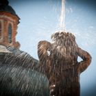 Wasserfontäne im Stift Melk