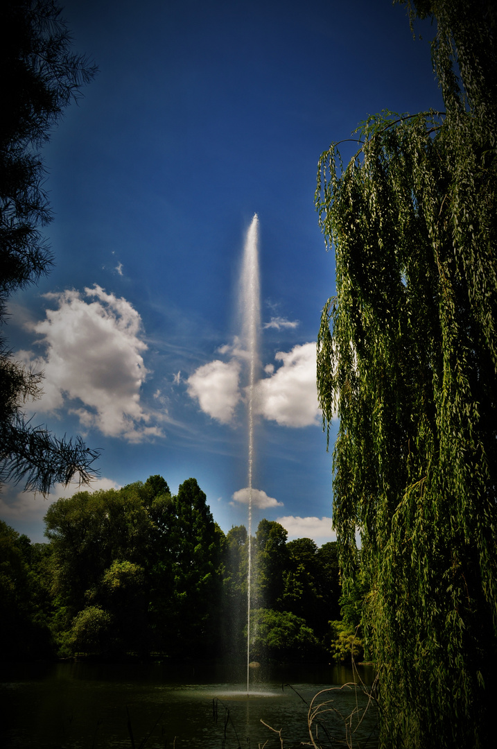 Wasserfontäne Mannheim