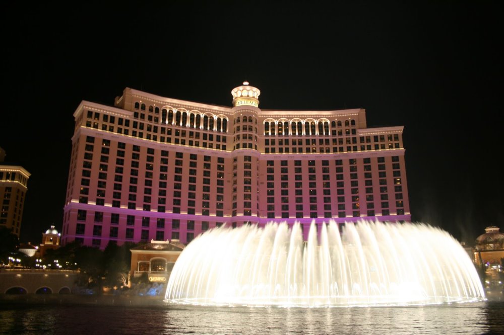 Wasserfontäne vor dem Bellagio