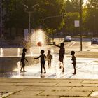 Wasserglück in sanften Abendlicht