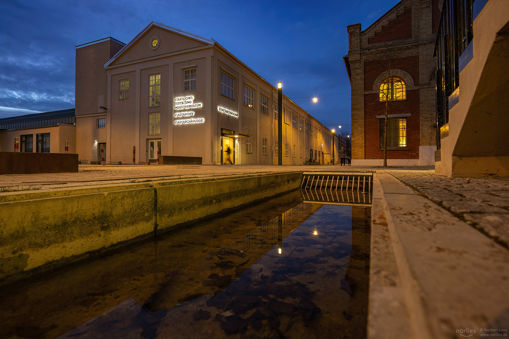 Wassergraben bei der Stadtarchäologie