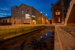 Wassergraben bei der Stadtarchäologie