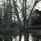 Wassergraben im Schlosspark