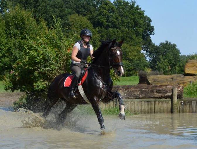 Wassergraben Vielseitigkeitstraining