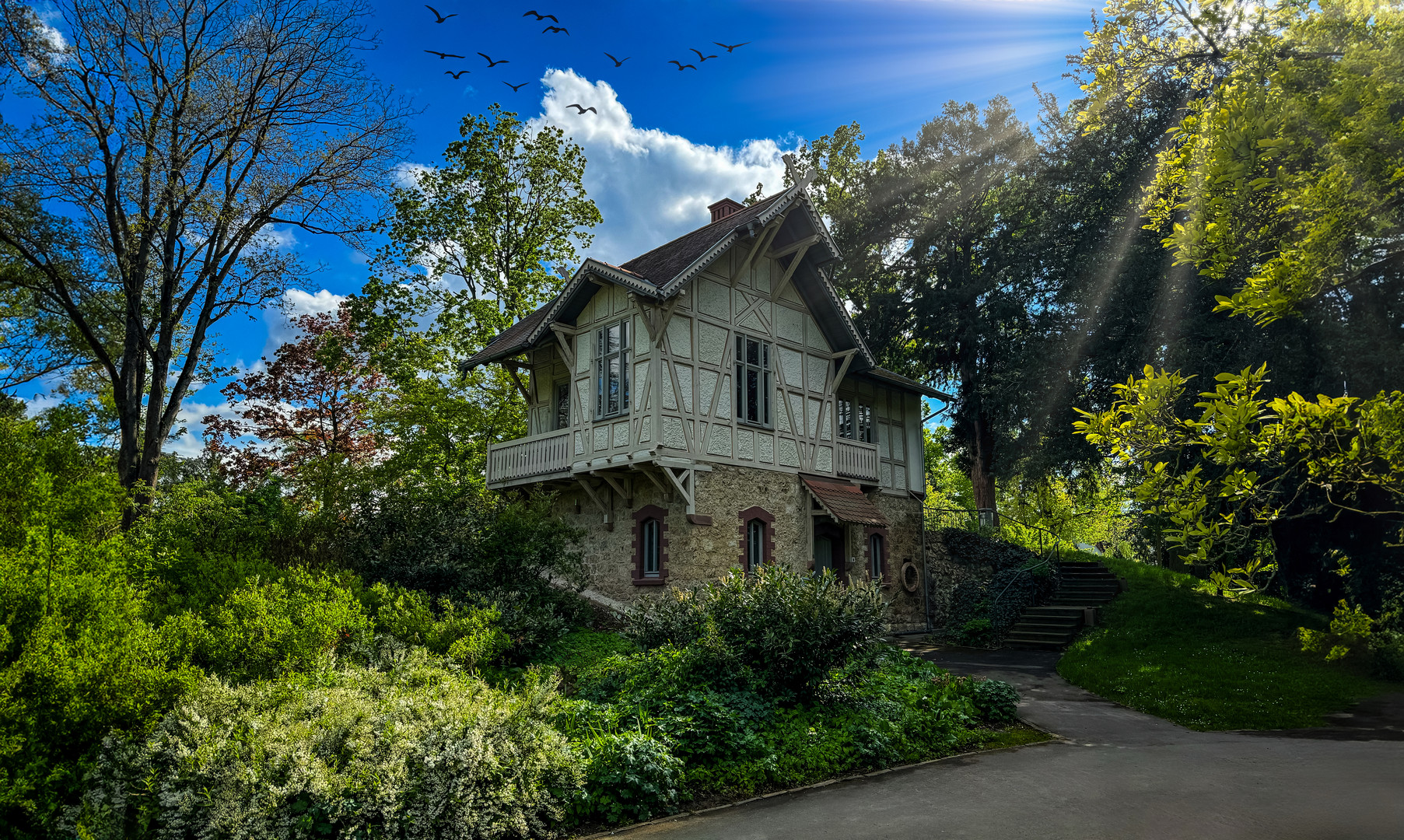 Wasserhäuschen im Rüsselsheimer Stadtpark