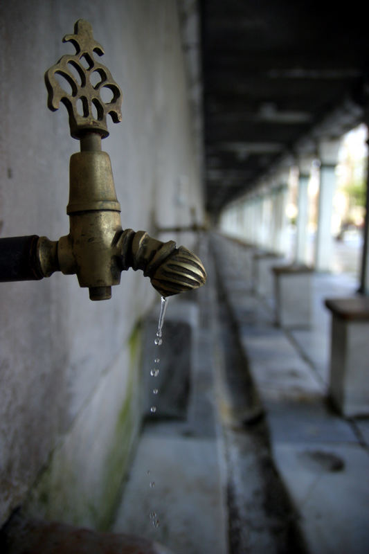 Wasserhahn in Istanbul