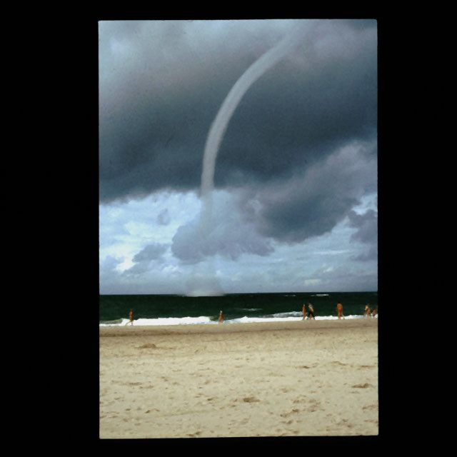 Wasserhose vor Sylt