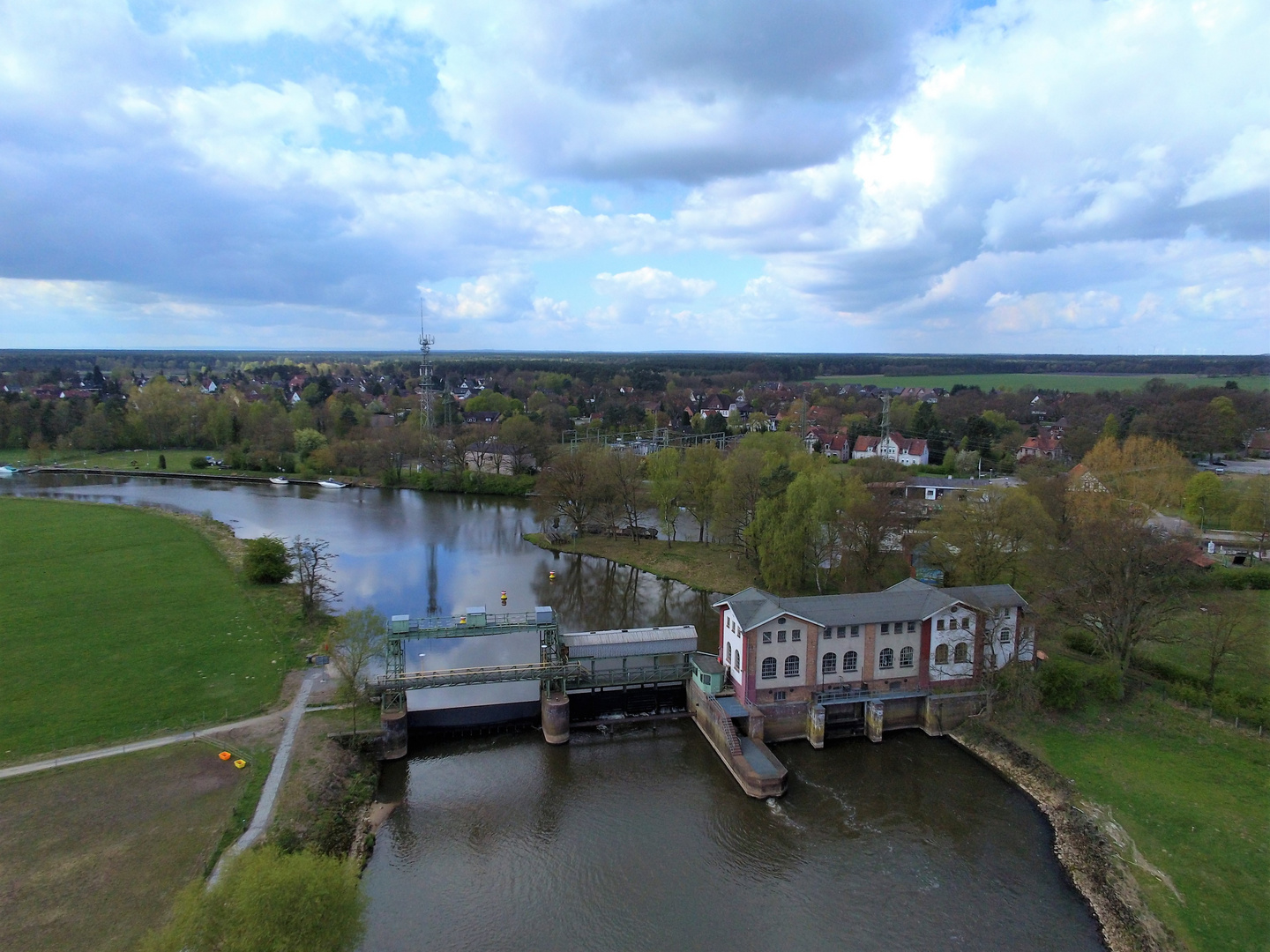 Wasserkraftwerk Oldau im Landkreis Celle