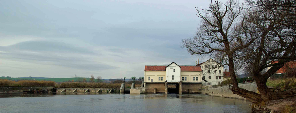 Wasserkraftwerk Steinmühle bei Herleshausen-Wommen an der Werra