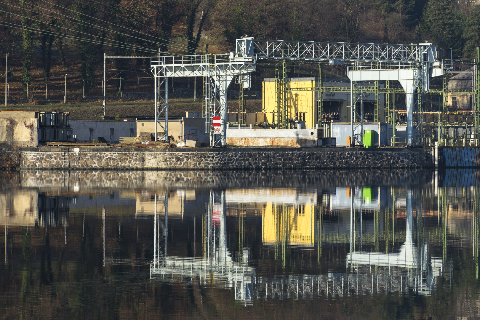 Wasserkraftwerk Usti nad Labem.