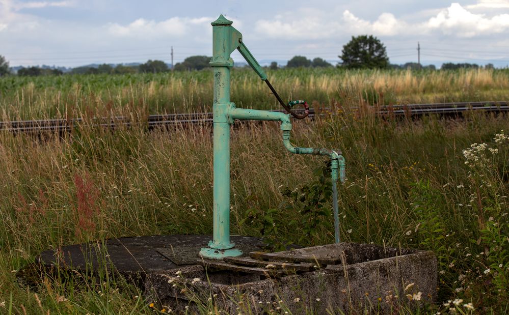 "Wasserkran für kleine Dampfloks" :))