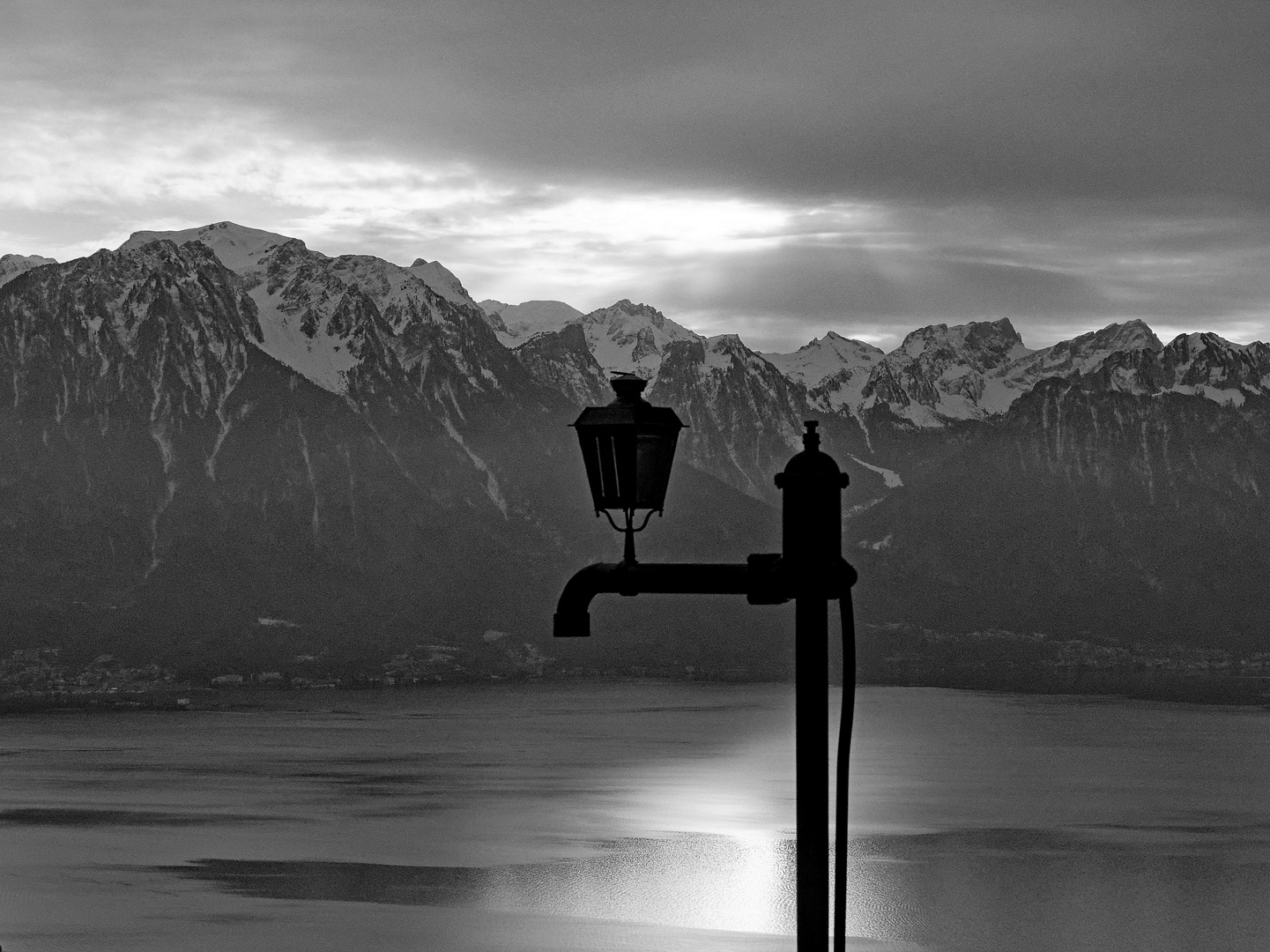 Wasserkran in Montreux