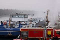 Wasserkühlung eines Binnenschiffes