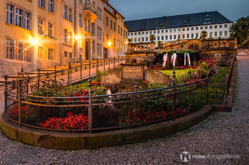 Wasserkunst Gotha in sommerlicher Abendstimmung