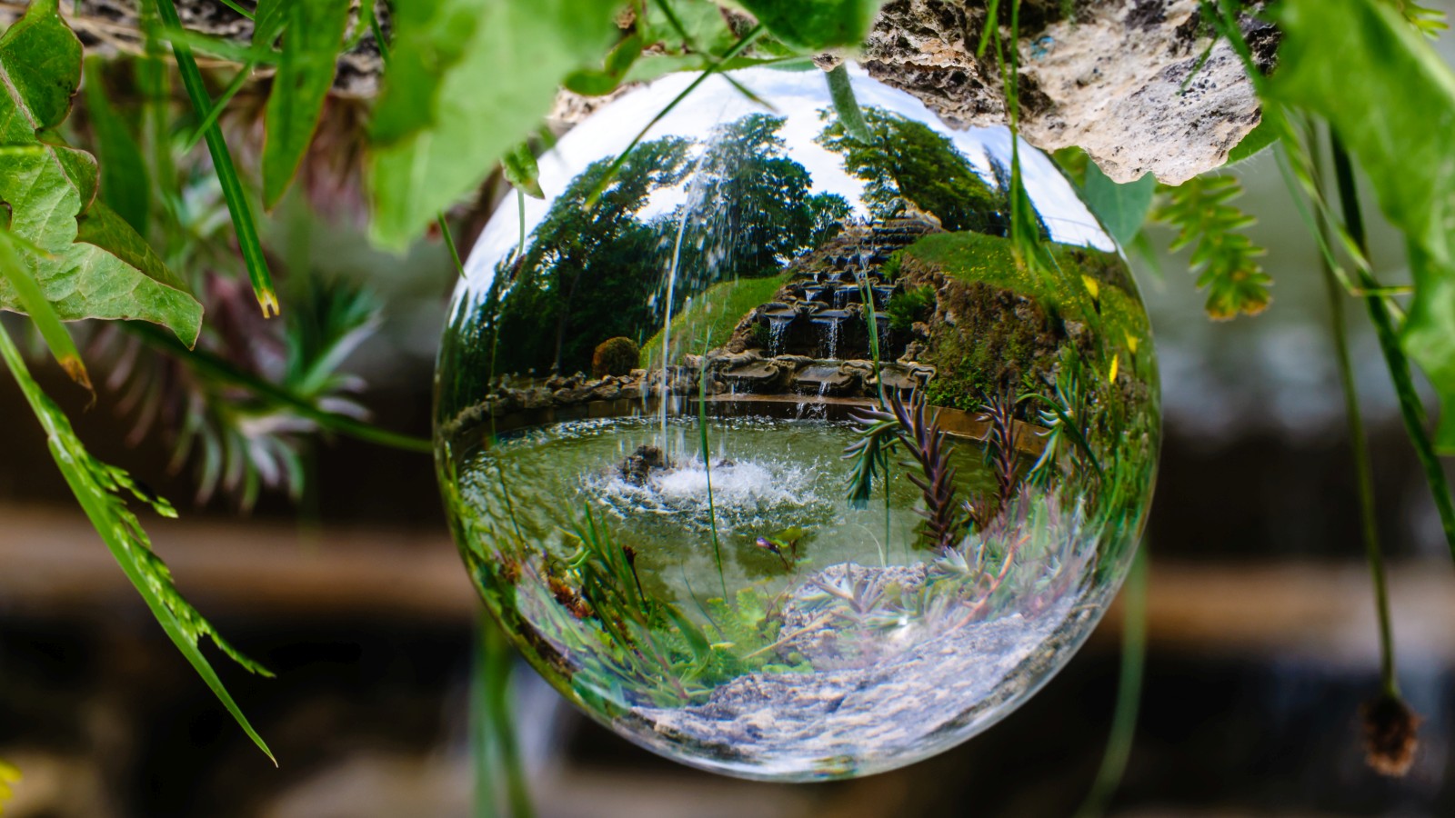 Wasserkunst im Park Fantaisie in Donndorf