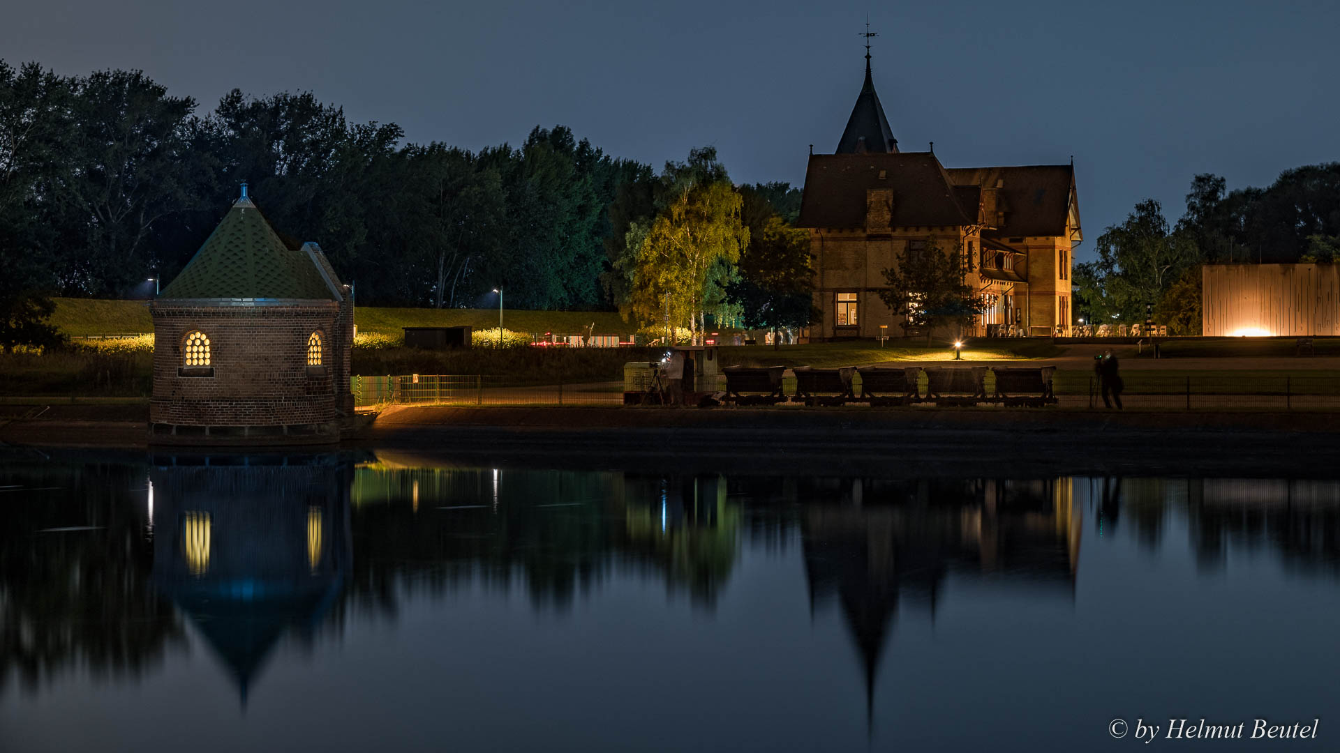 Wasserkunst Kaltehofe @Nacht