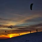 Wasserkuppe am späten Abend.