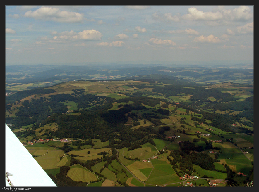 Wasserkuppe aus der Vogelperspektive