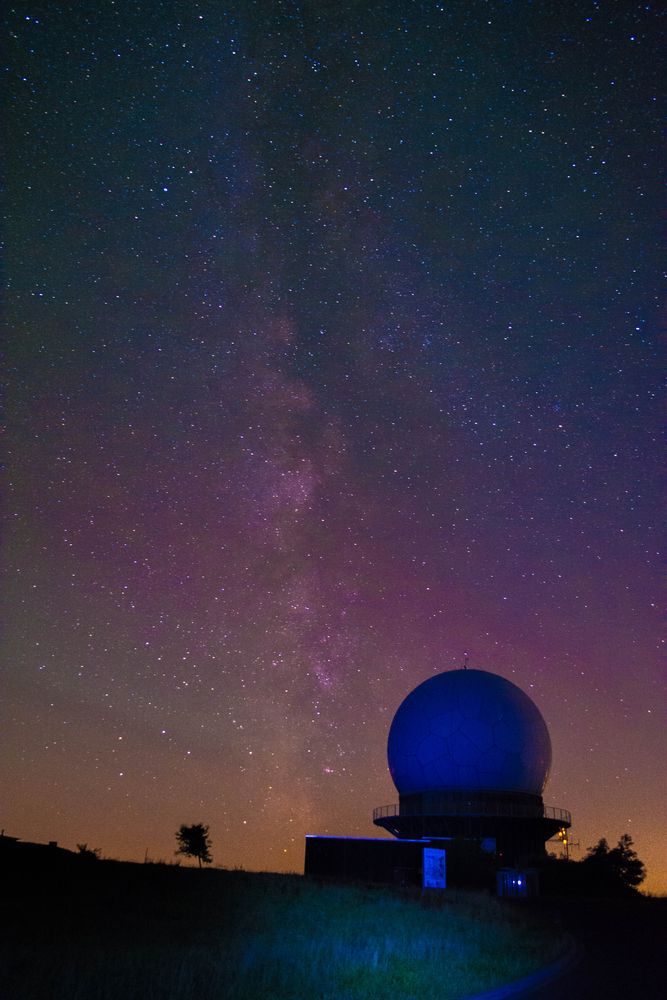 Wasserkuppe heute Nacht