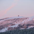 Wasserkuppe im Abendrot