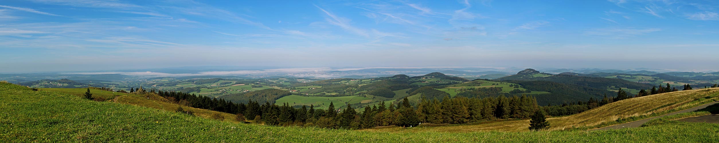 Wasserkuppe Panorama Richtung Westen