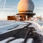 Wasserkuppe - Radarkuppel im Winter