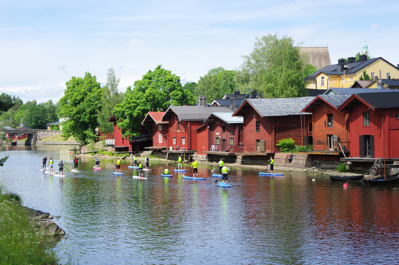 Wasserläufer in Porvoo